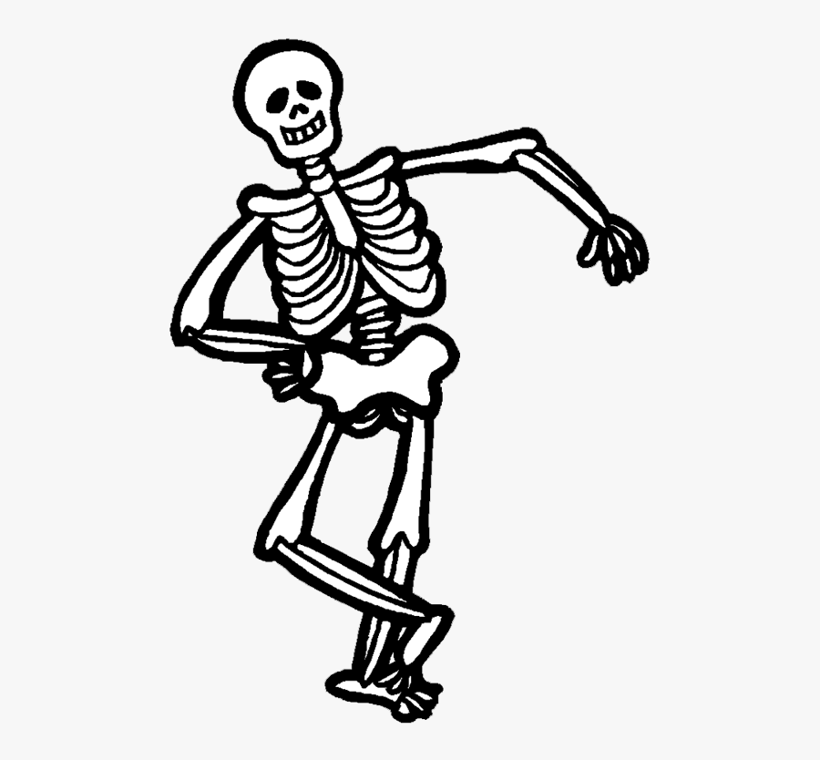 Halloween Skeleton Clipart - Skeleton Halloween Clip Art, Transparent Clipart