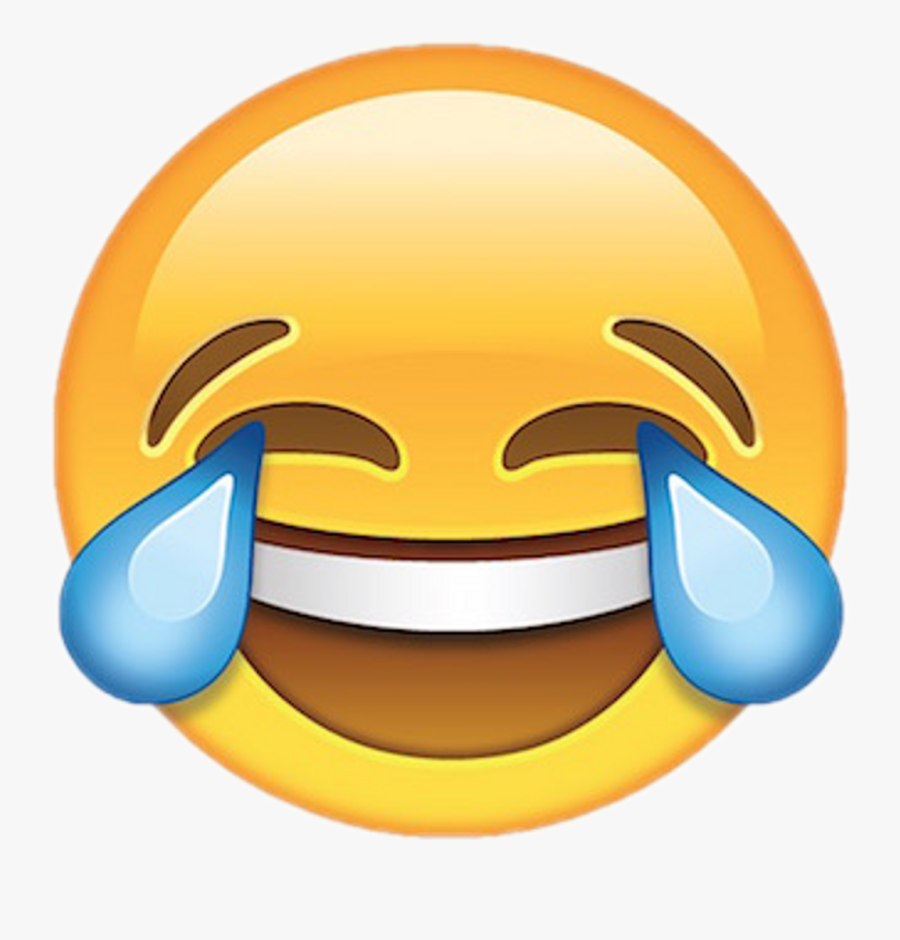 Laughing Emoji Apple Ios Handy Emote Emotes Emoticon - Laughing Crying Emoji Transparent, Transparent Clipart