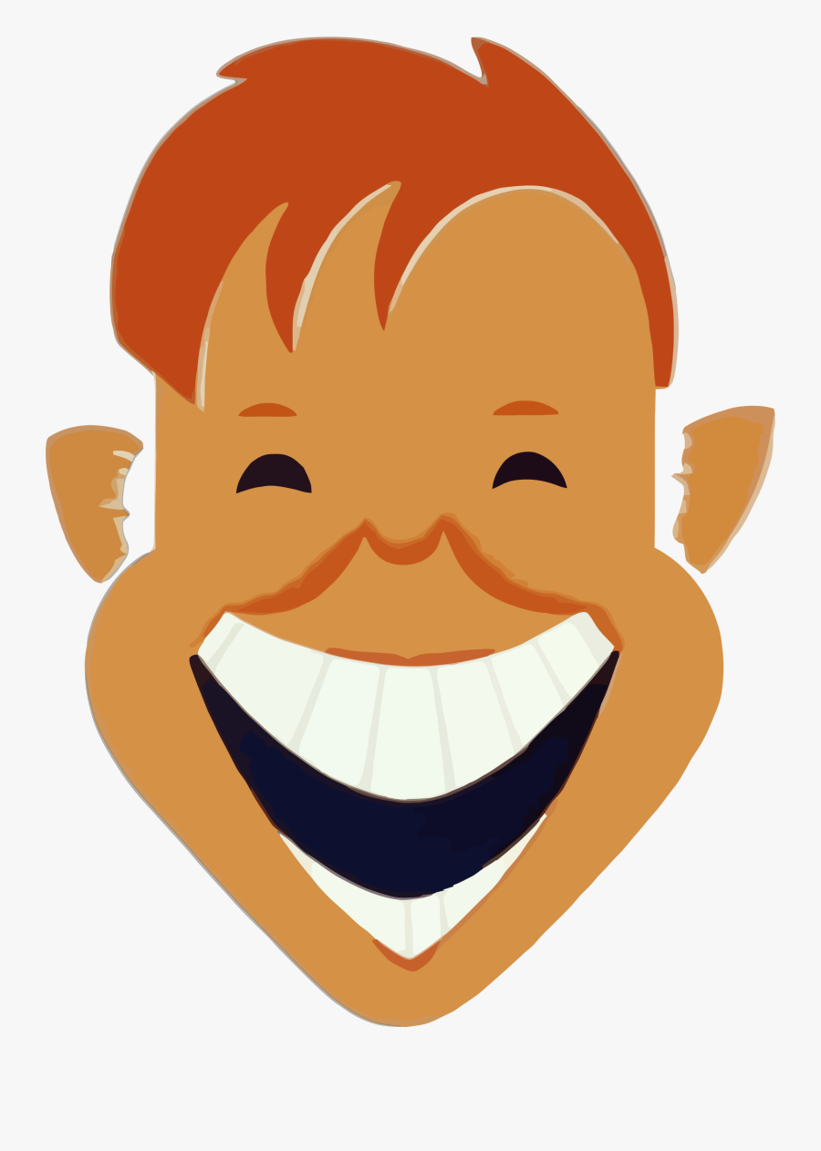 Emotion,head,art - Laughing Face, Transparent Clipart
