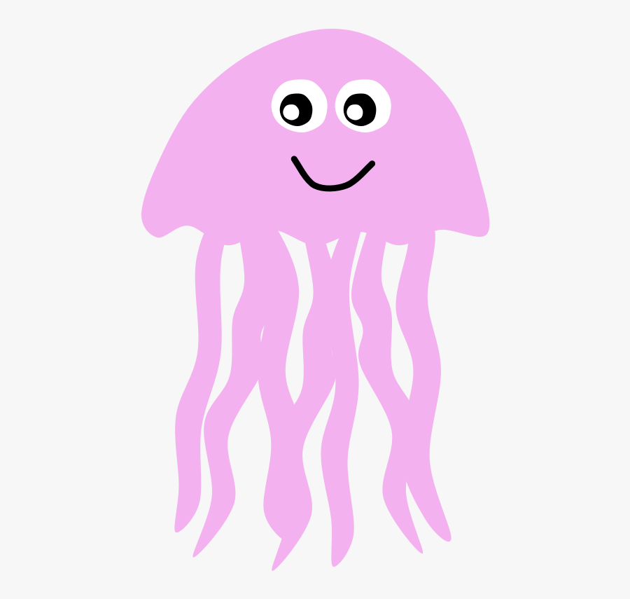 Svg Library Library Jellyfish Clipart Face, Transparent Clipart