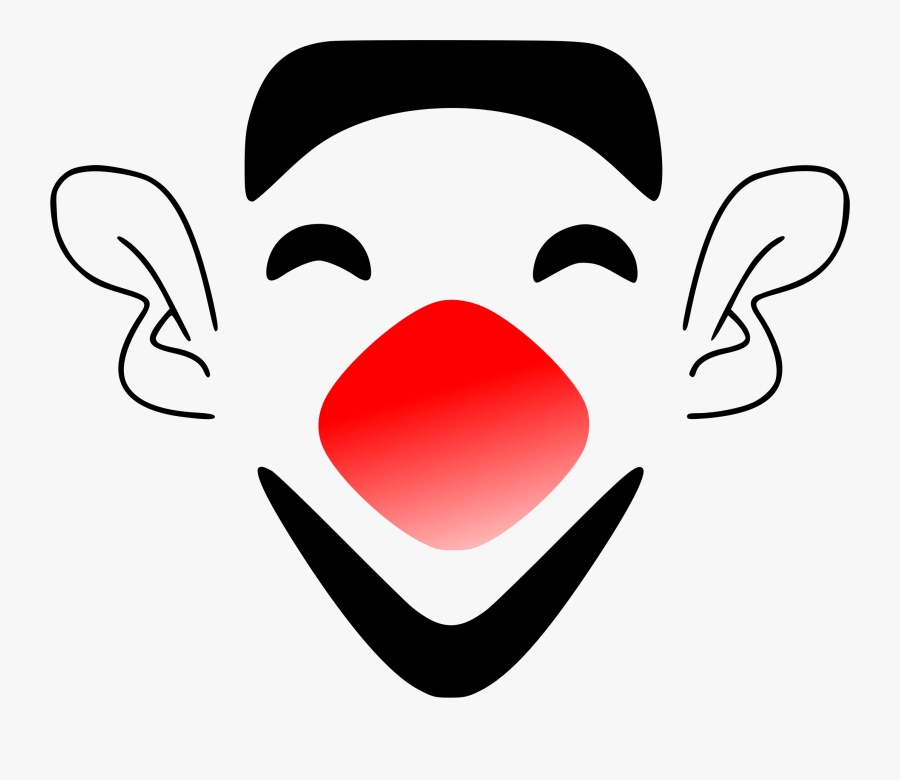 Funny Face Laughing Clown Face Clip Art At Vector Clip - Laughing Face, Transparent Clipart