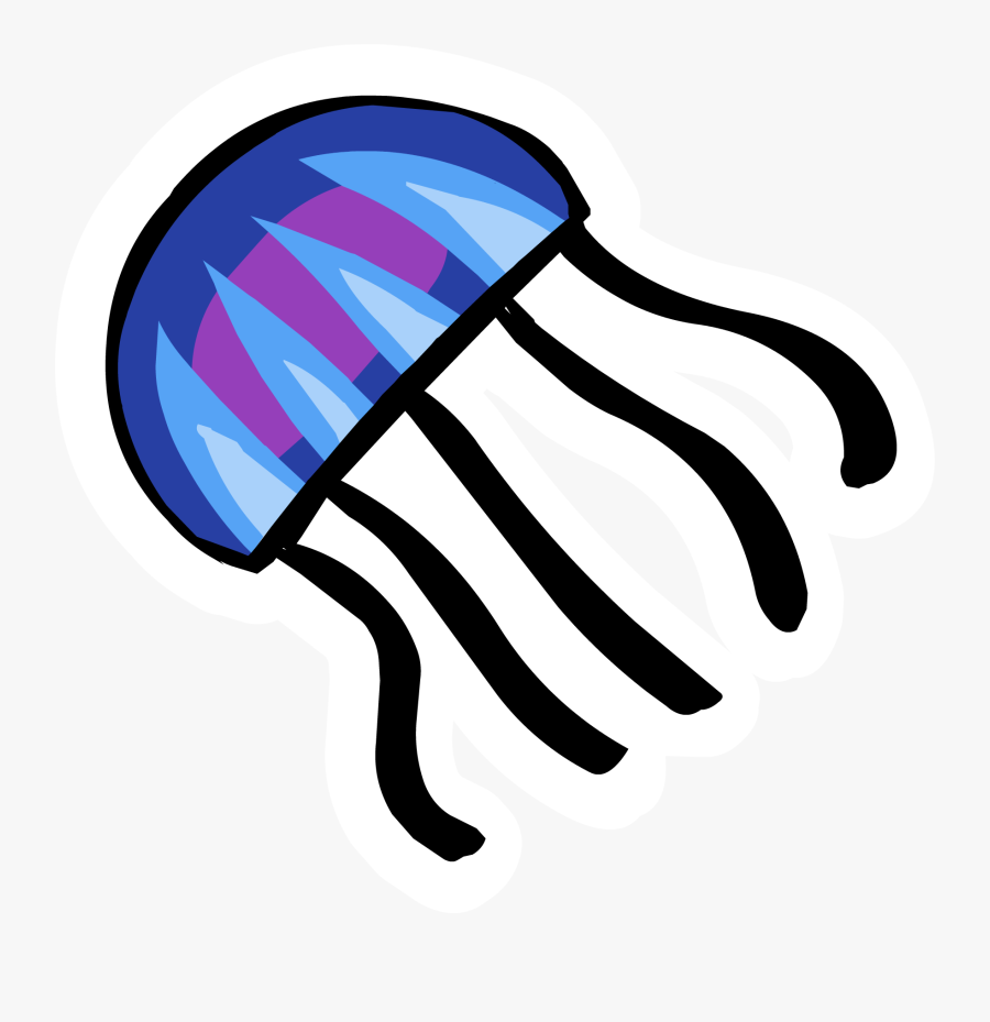 Png Free Jellyfish Clipart Jelly Fish - Club Penguin Pins Png, Transparent Clipart