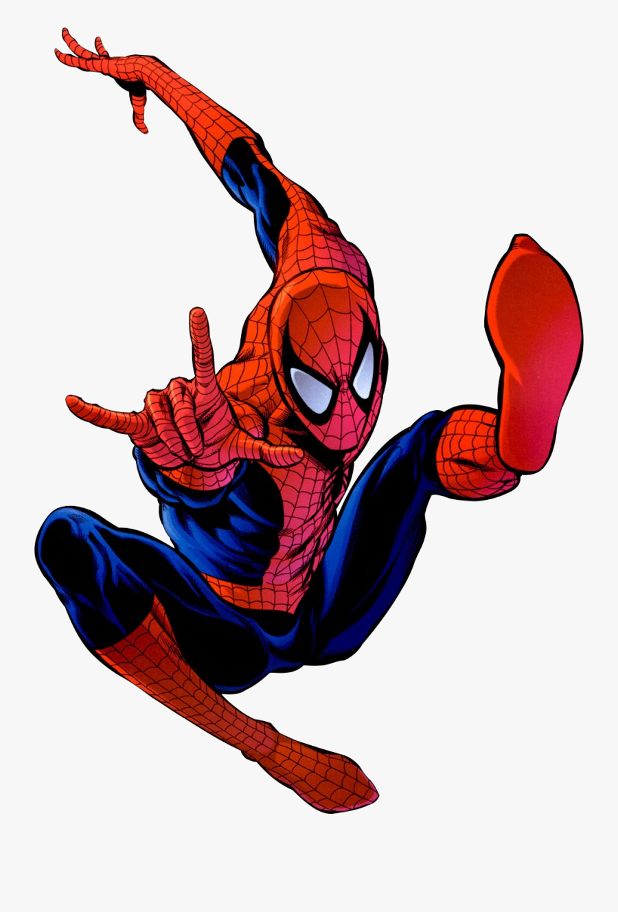 Spiderman Clip Art Hostted - Spiderman Transparent, Transparent Clipart