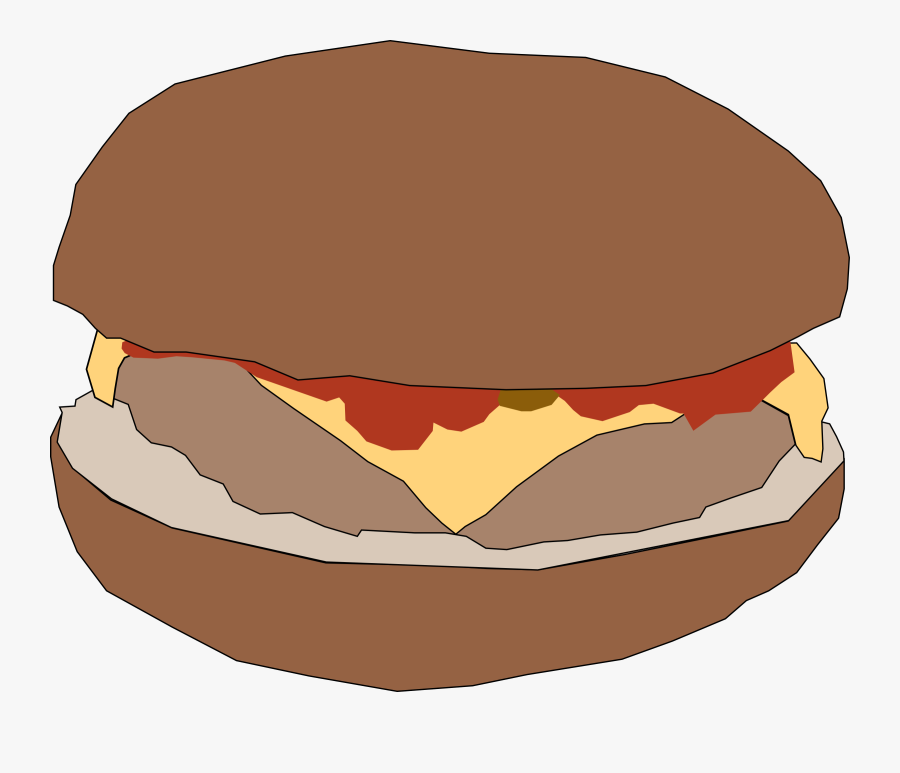 Hamburger, Transparent Clipart