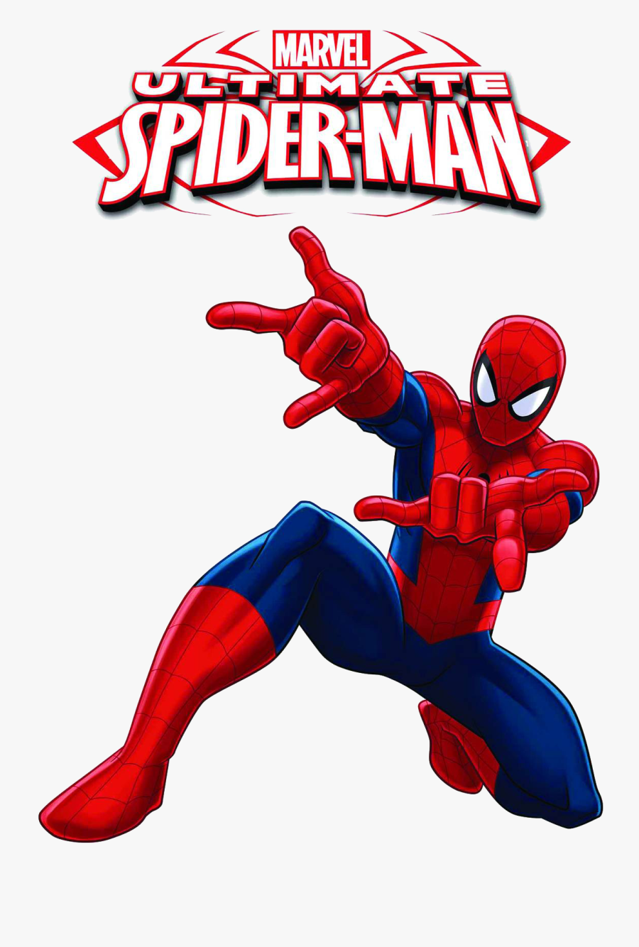 Ultimate Spiderman With Logo Clipart Clipart Image - Spiderman, Transparent Clipart