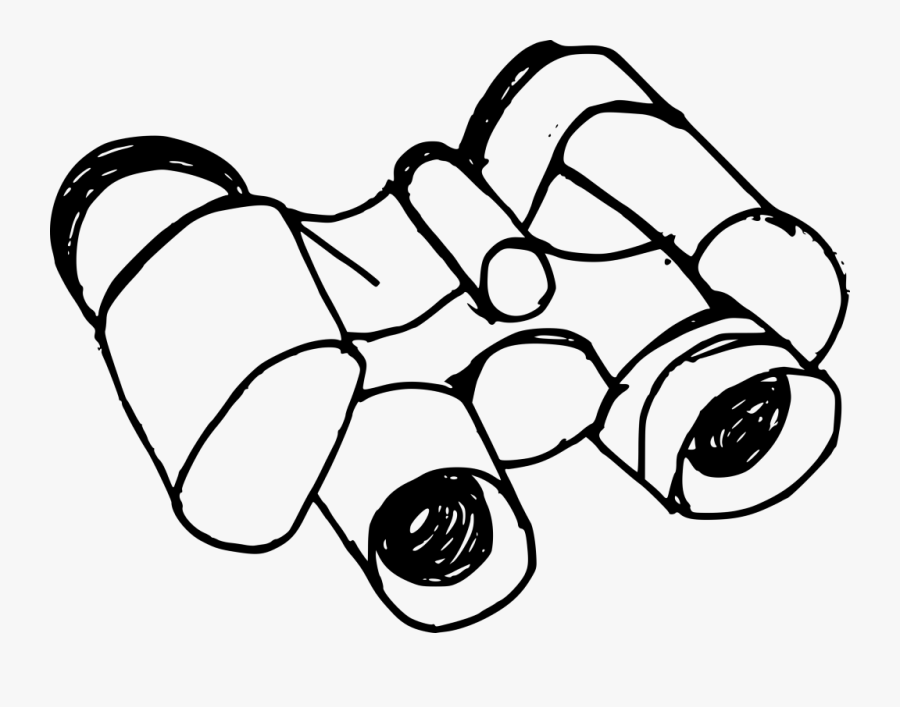 Binoculars Drawing Transparent, Transparent Clipart