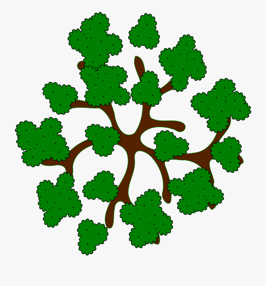 28 Collection Of Trees Clipart Top View - Top View Tree Clipart, Transparent Clipart