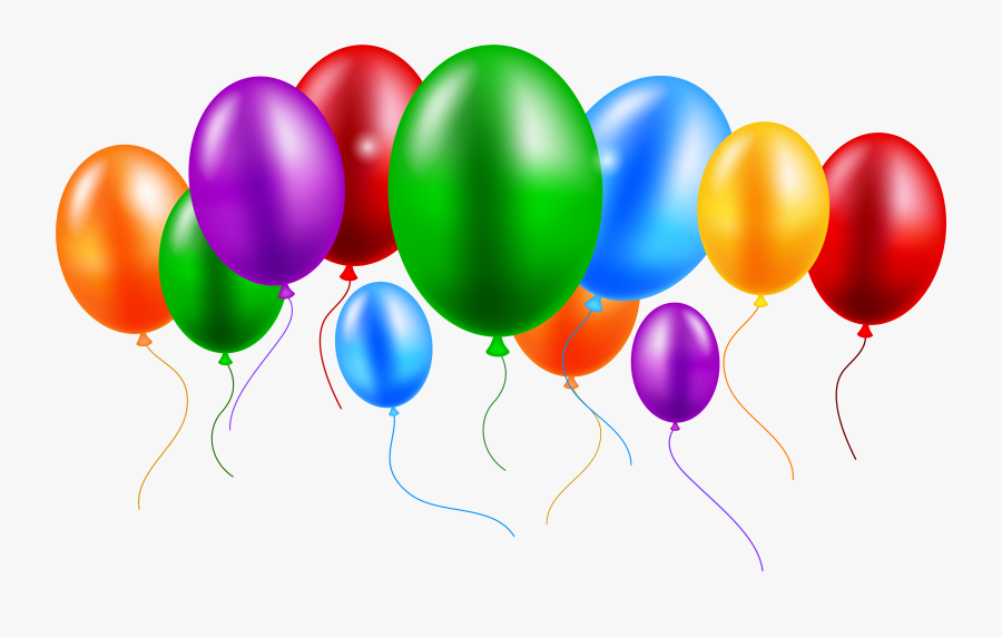 Colors Clipart Transparent Balloons Png - Happy Birthday Logo Png, Transparent Clipart