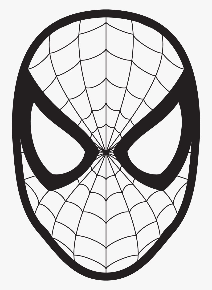 Spiderman Bedroom Clipart Spiderman Mask Black And White