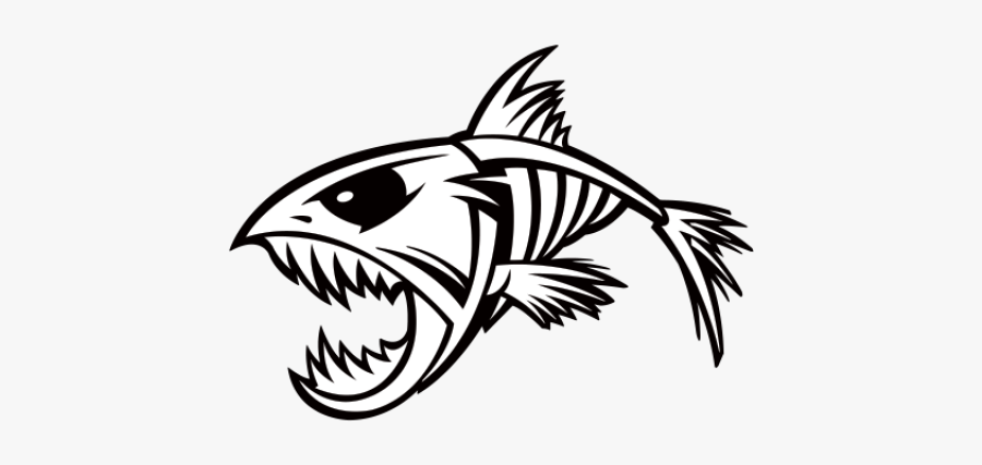 Download Tribal Fish Bones Clipart Fish Skeleton Fish Bone Logo Free Transparent Clipart Clipartkey