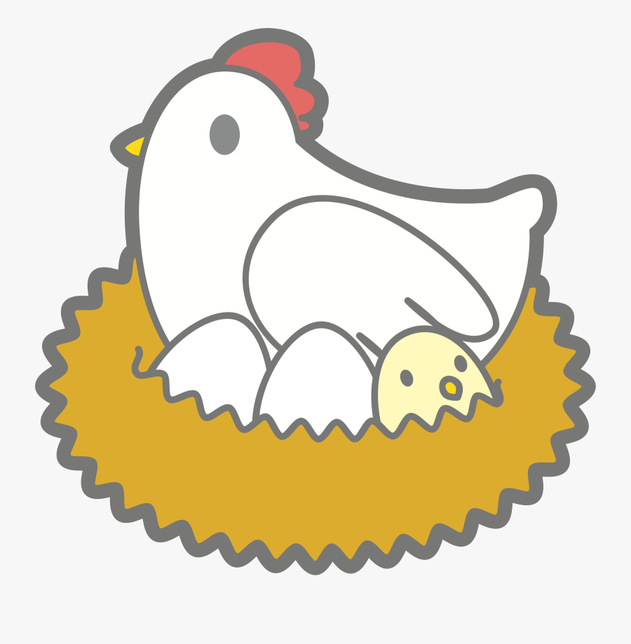 Chicken With Eggs - Zig Zag Circle Border Svg, Transparent Clipart