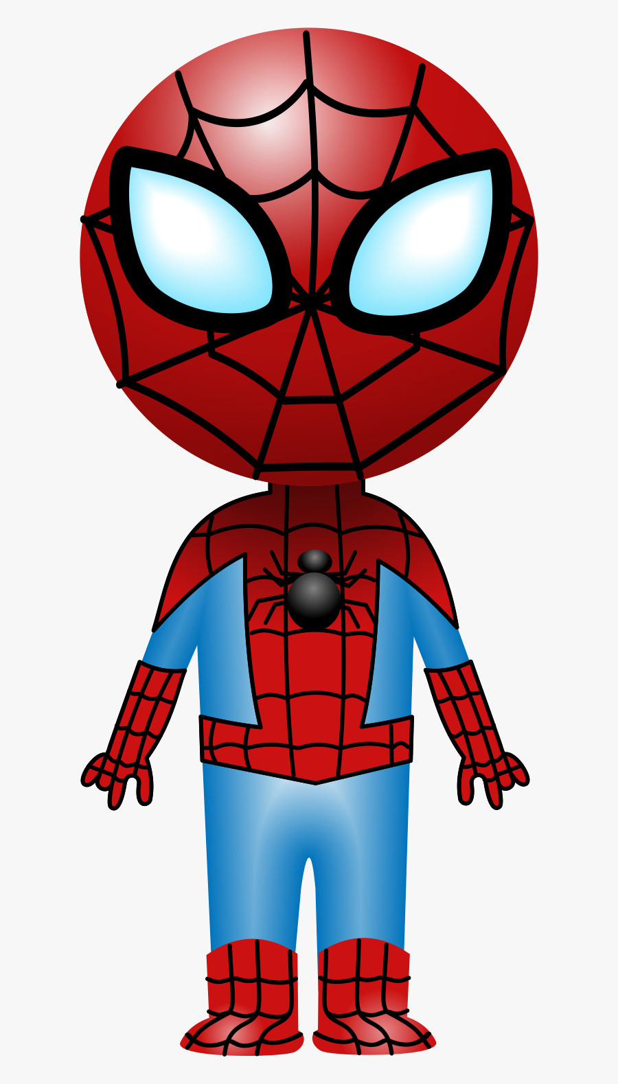 Clipart Hands Spiderman - Spider-man, Transparent Clipart