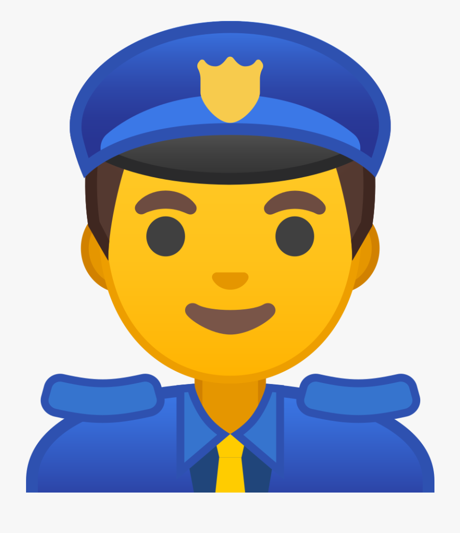 English Clipart Police Officer - Policia Emoji Png, Transparent Clipart