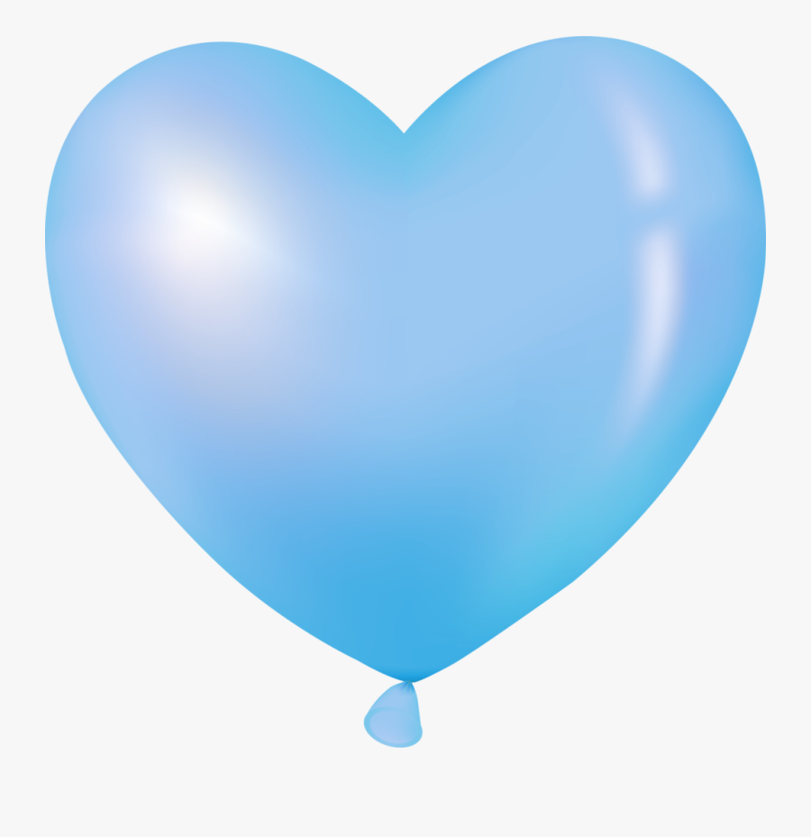 Blue Heart Balloon Clip Art - Blue Heart Balloon Transparent, Transparent Clipart