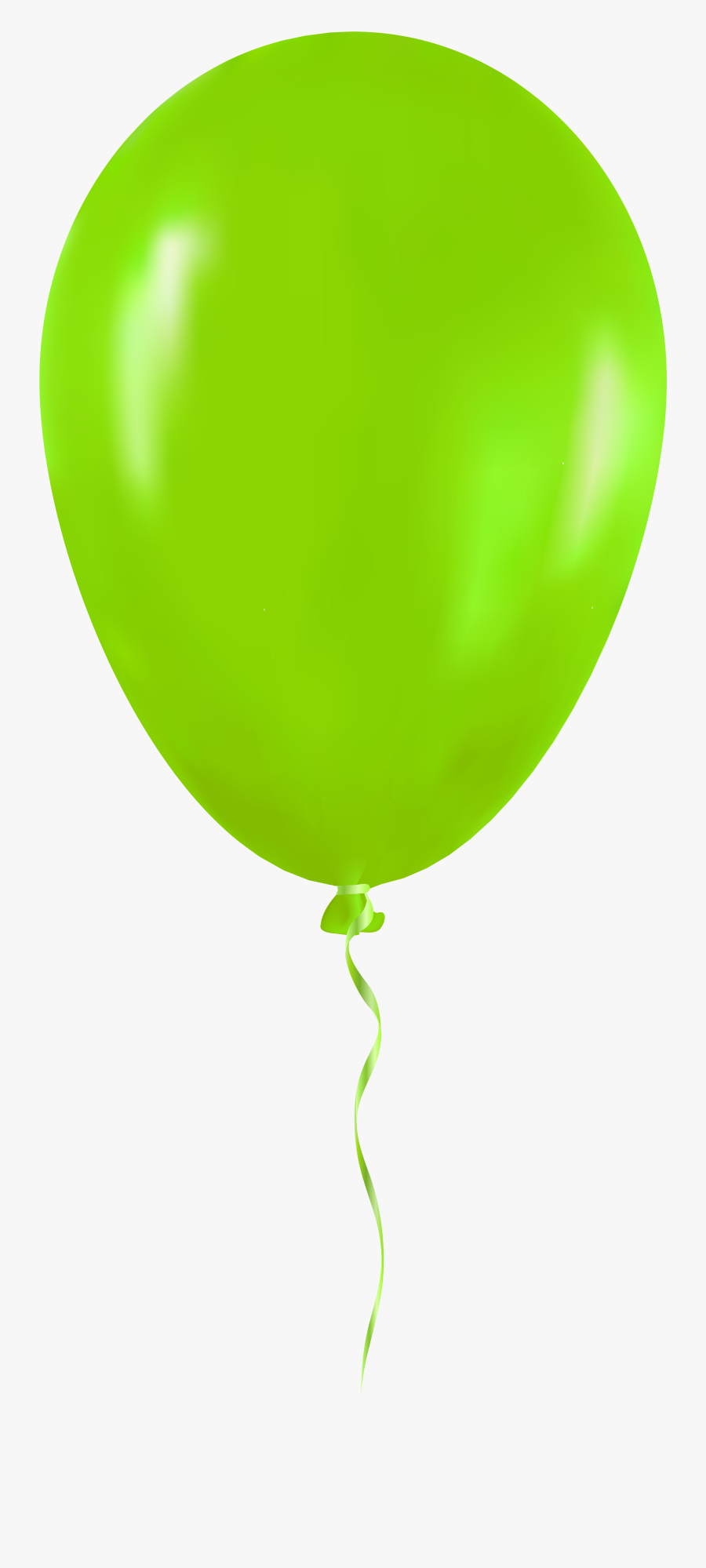 Green Balloon Png Clip Art - Green Balloon Transparent Background, Transparent Clipart