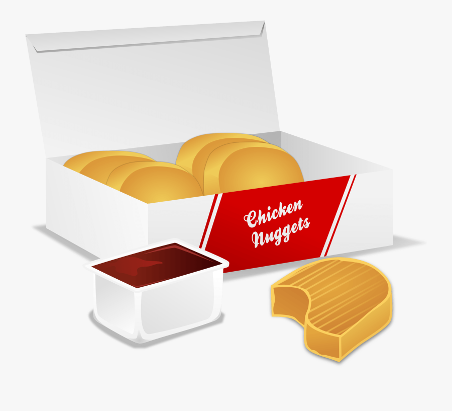 Chicken Leg Chicken Nuggets Clipart - Transparent Junk Food Clipart, Transparent Clipart