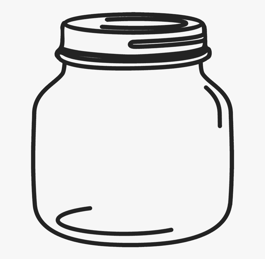 Download Empty Jar Png Image - Clip Art Transparent Mason Jar , Free Transparent Clipart - ClipartKey