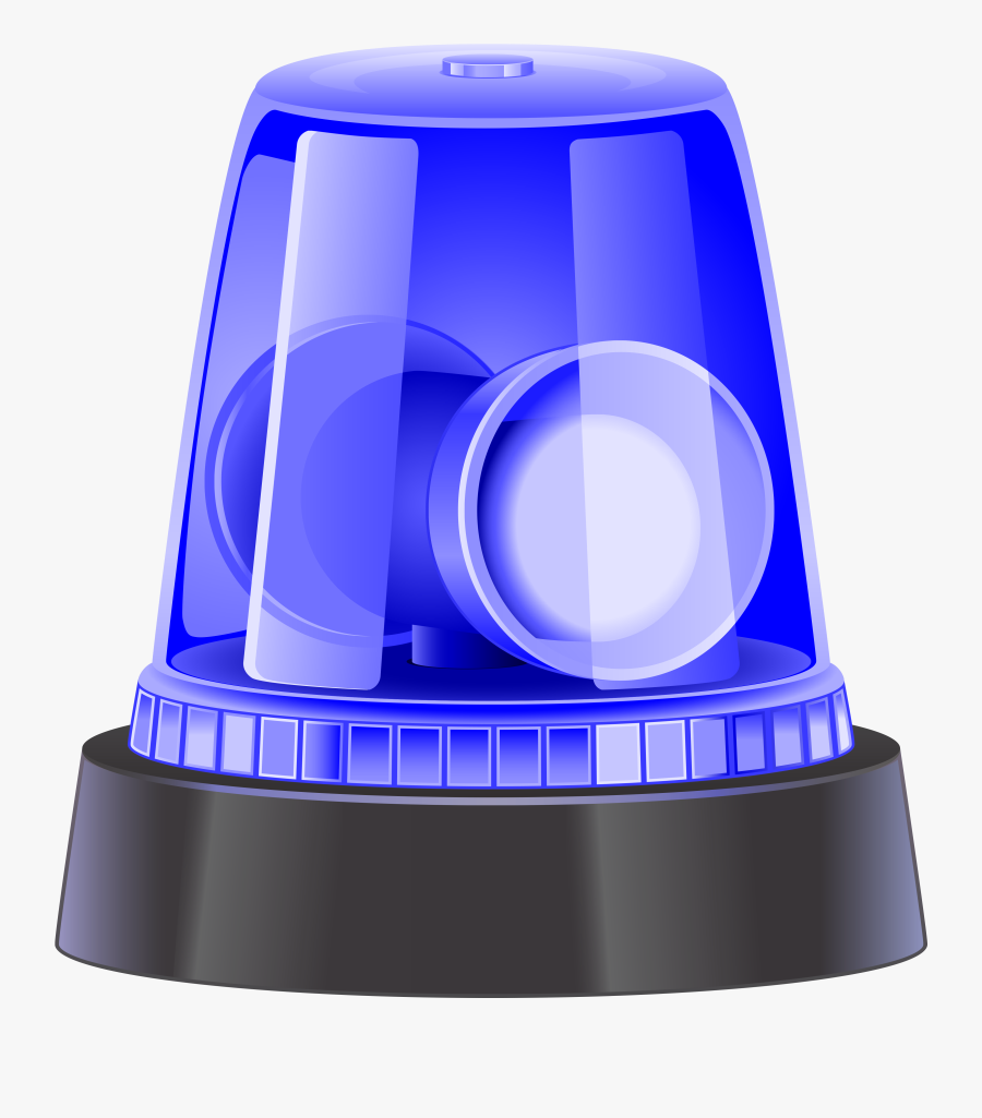 Police Clipart Frame - Blue Police Siren Png, Transparent Clipart