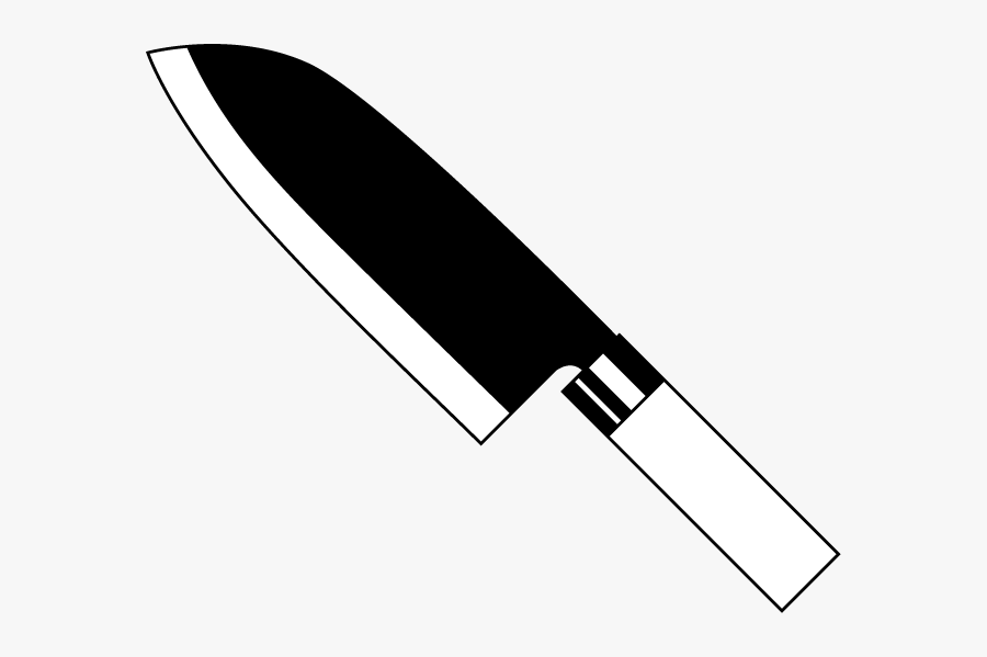 Knives Cliparts - Knife Clipart Black And White, Transparent Clipart
