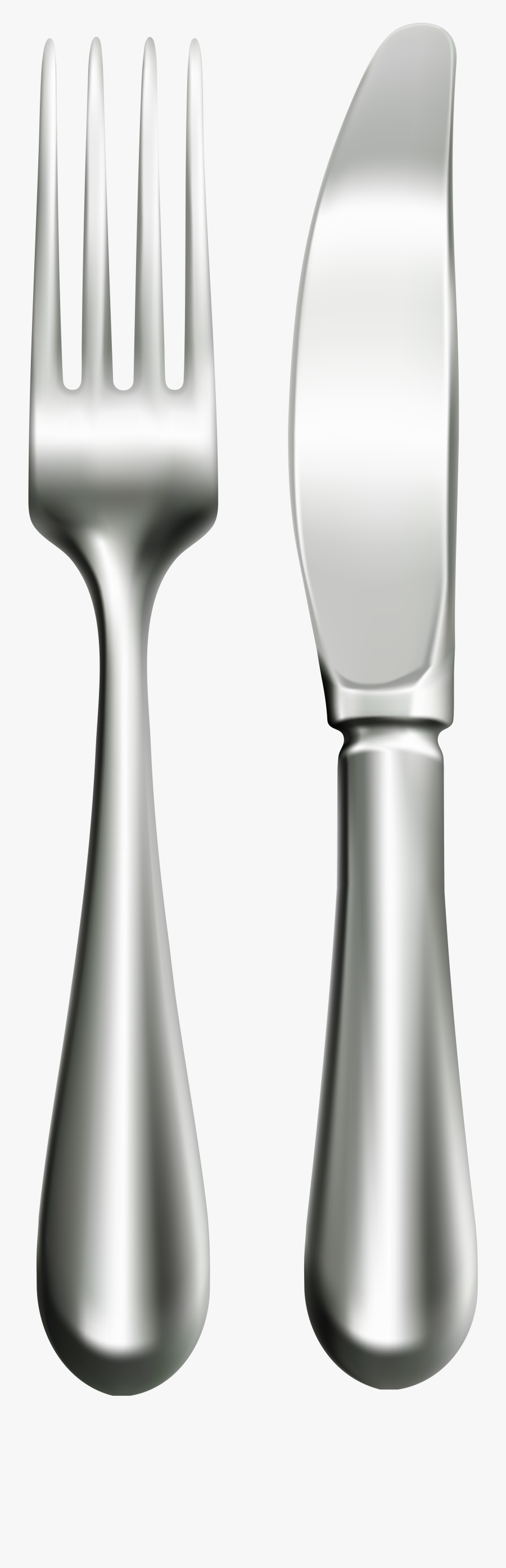 Fork And Knife Png Clip Art - Clip Art Knife And Fork, Transparent Clipart