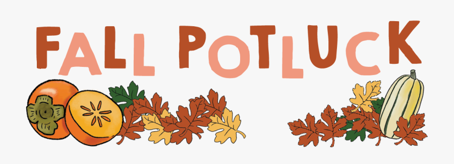 Transparent Free Potluck Clipart - Autumn, Transparent Clipart