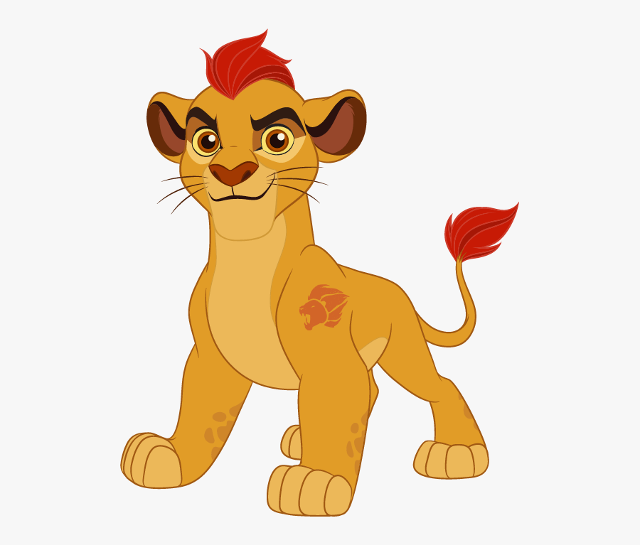 Art,big Cats,animal Character,line Art,art - Lion Guard Kion, Transparent Clipart