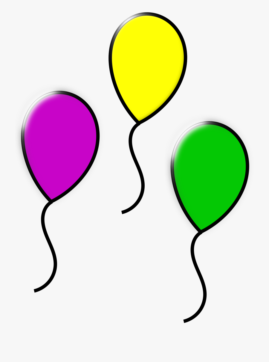 Transparent Balloon Clipart - Clip Art, Transparent Clipart