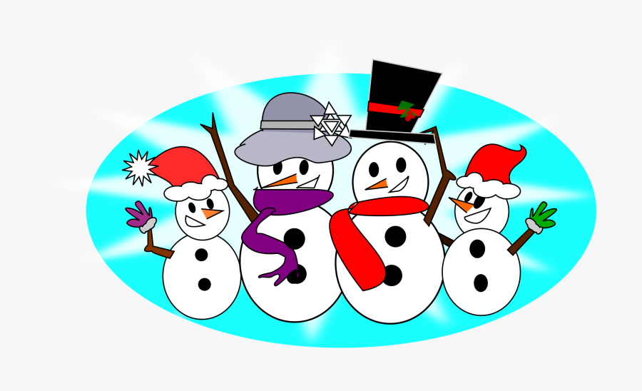 Snowman Clipart February - Snowman Family Clipart, Transparent Clipart
