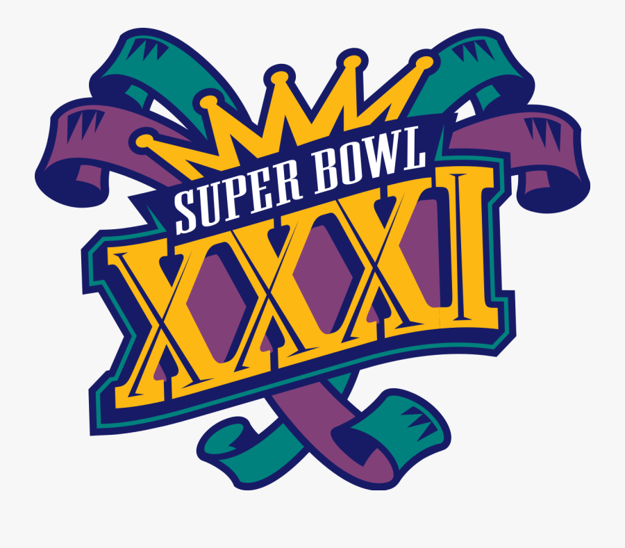 Xxxi Wikipedia - Super Bowl Xxxi Logo, Transparent Clipart