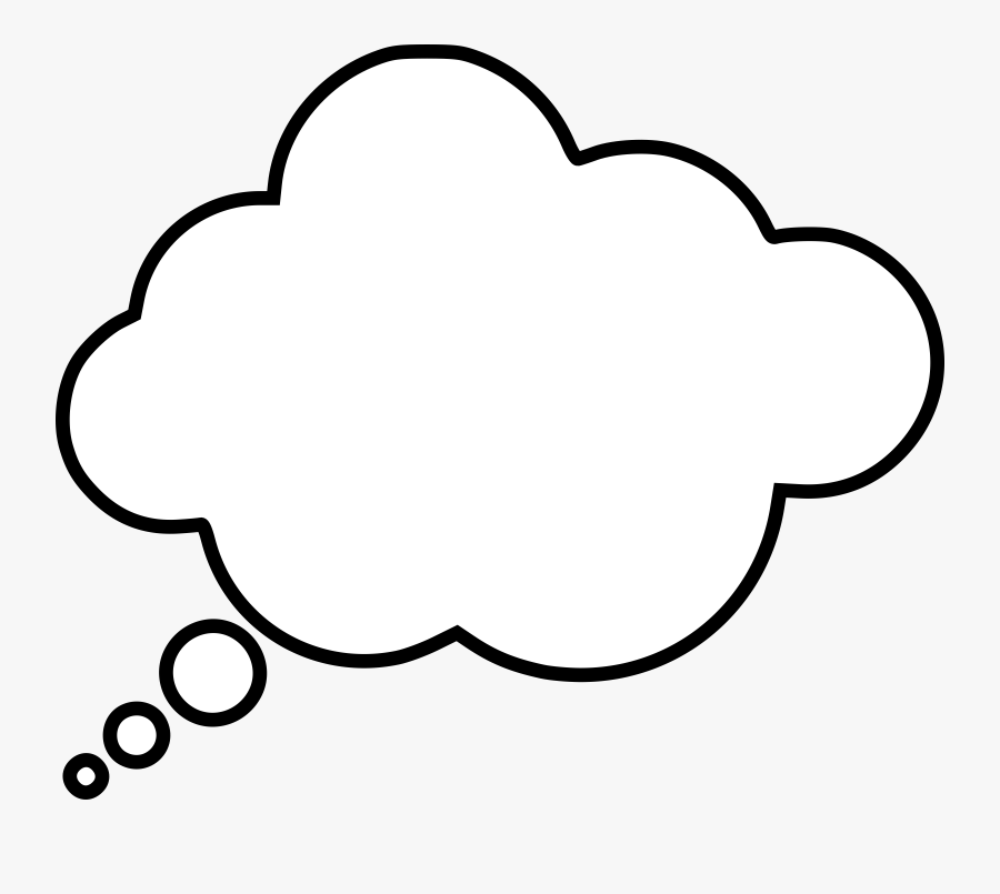 Thought Bubble Balloon Speech Think Free Clipart Hq - Dream Bubble White Png, Transparent Clipart