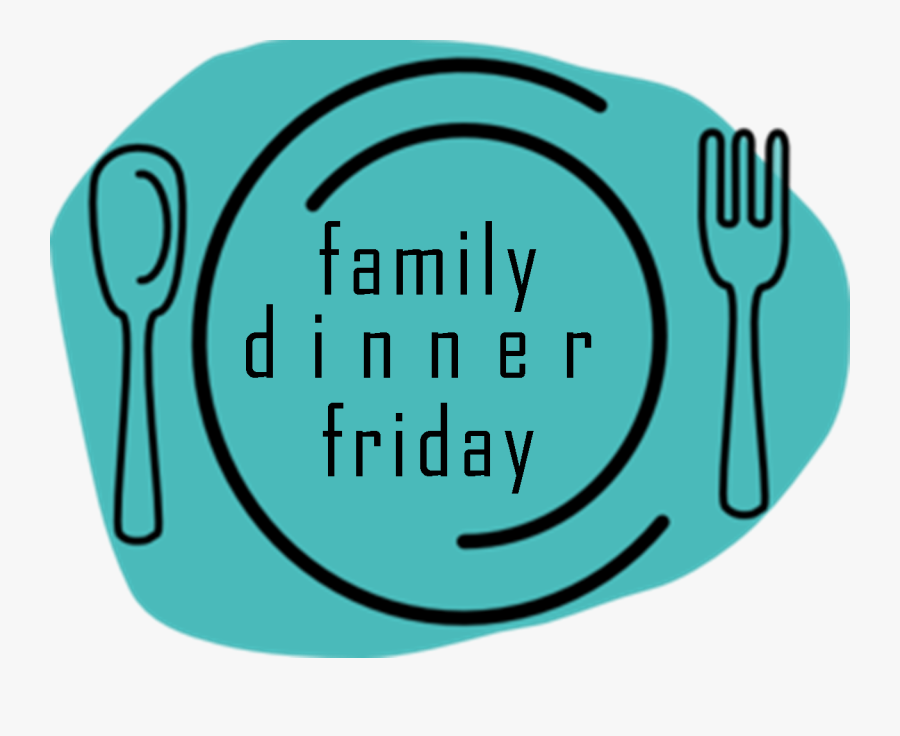Family Dinner Friday - Spoon And Fork, Transparent Clipart