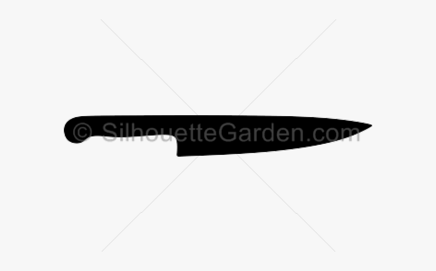 Silhouette Clipart Knife - Utility Knife, Transparent Clipart