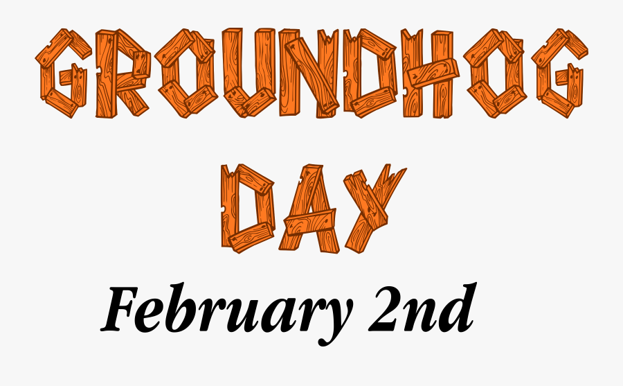 Angle,area,text - Happy Groundhog Day Clipart, Transparent Clipart