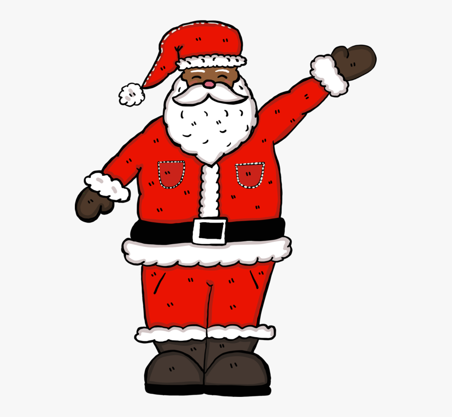 Cartoon,fictional Character,santa Claus - Cartoon, Transparent Clipart