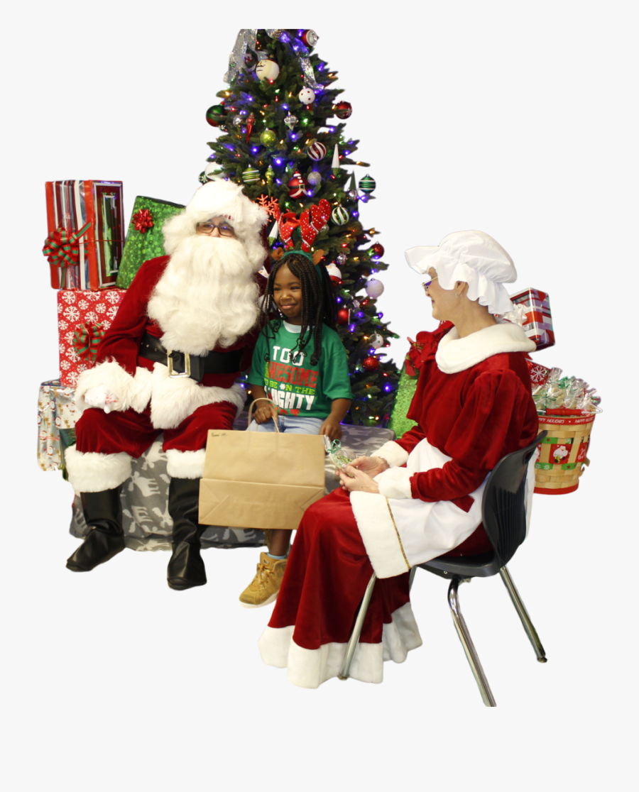 Hd Bgcnf Club Member W Santa - Santa Claus, Transparent Clipart