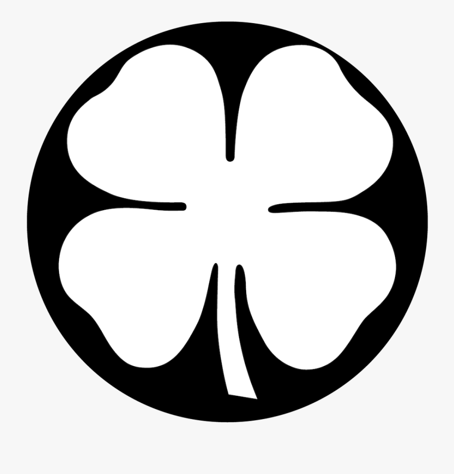 Apollo Design "four Leaf Clover - Free Black And White Four Leaf Clover, Transparent Clipart