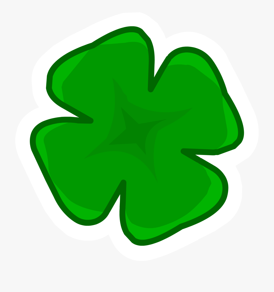 Transparent 4 Leaf Clover Png - Shamrock, Transparent Clipart