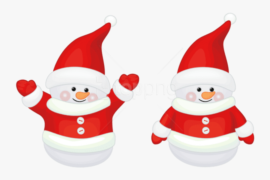 Free Png Transparent Cute Red Santa Claus Decor Png - Santa Claus, Transparent Clipart