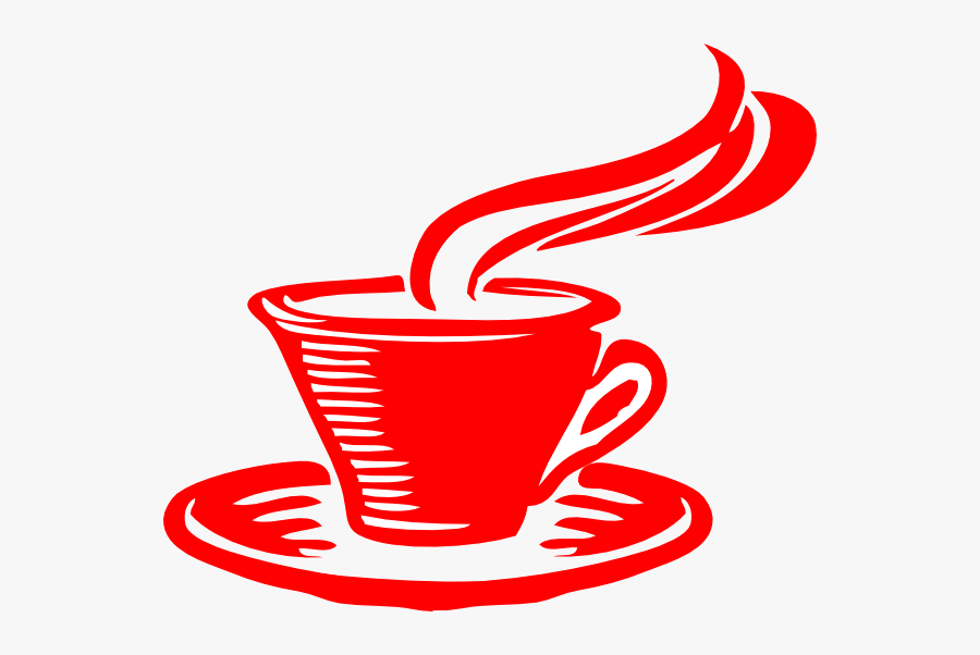 Coffee Clipart Clker For Free And Use Images In Transparent - Red Coffee Cup Clip Art, Transparent Clipart