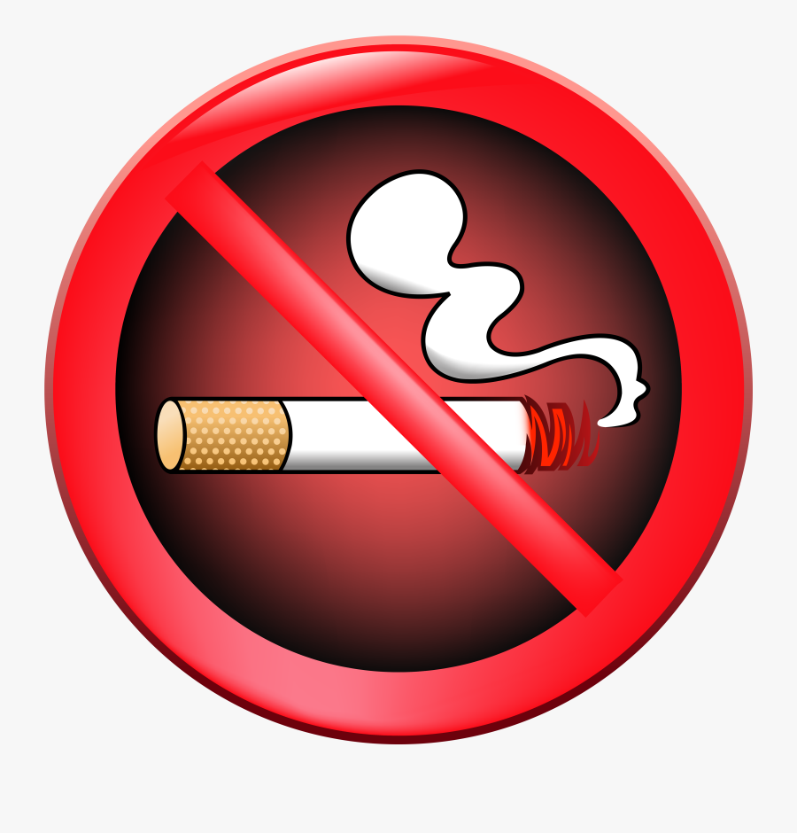 Smoking Ban Sign Clip Art - Non Smoking Sign Clipart, Transparent Clipart