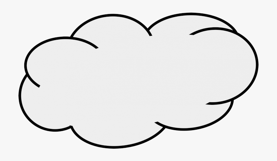Cloud Grey Clipart Smoke Transparent Png - Cartoon Grey Cloud Png, Transparent Clipart