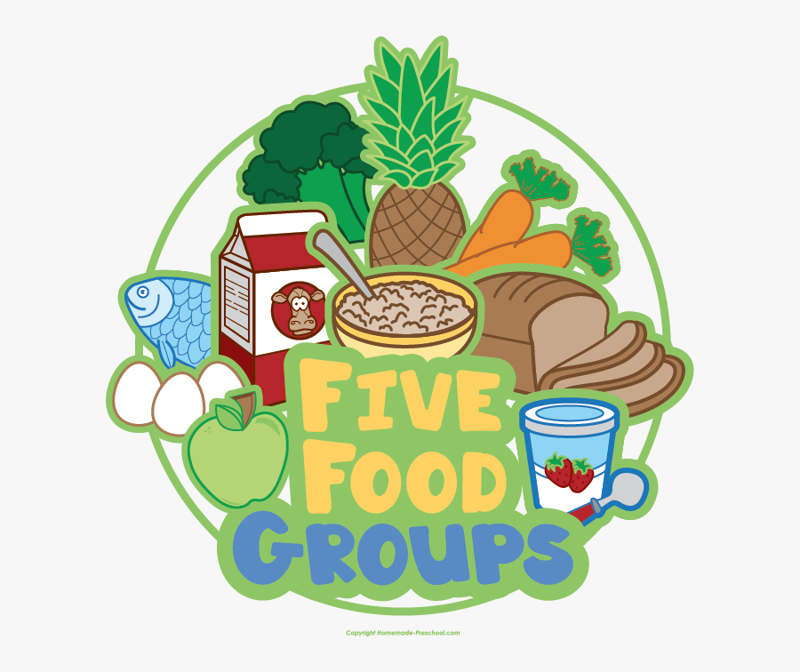 Food Transparent Free On - 5 Food Groups Cartoon, Transparent Clipart