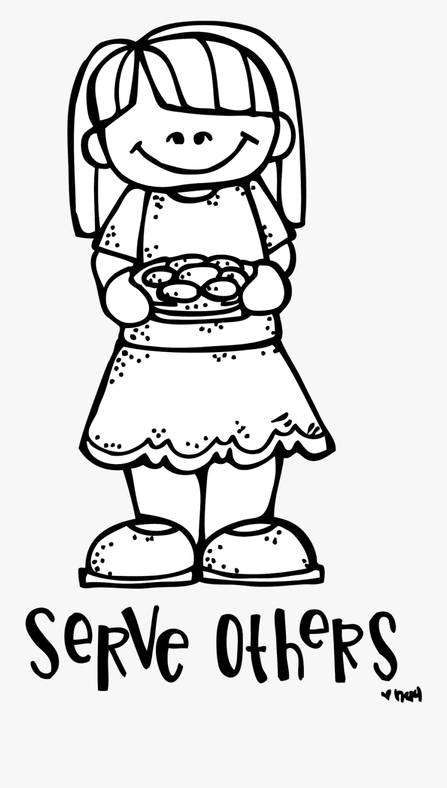 Easter Clipart Religious Lds - Can Serve Others Coloring Page, Transparent Clipart