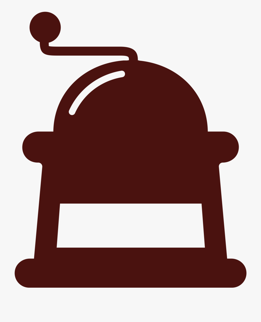 Coffee Mill Flat - Cafe, Transparent Clipart