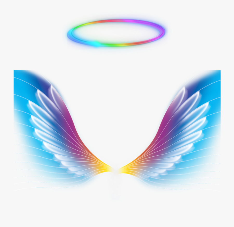 Transparent Angel Wings Clipart - Rainbow Angel Wings, Transparent Clipart