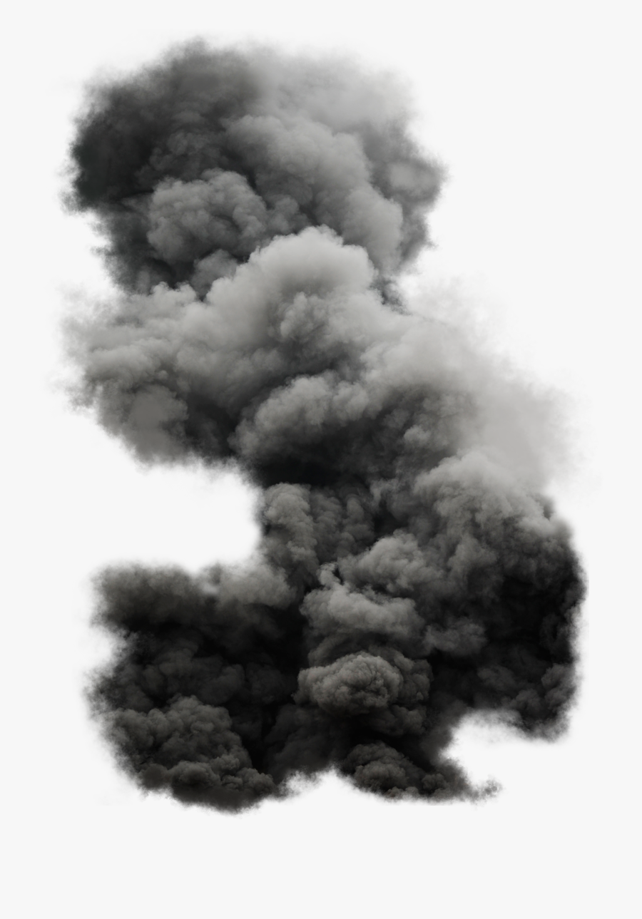 Smoke Effect Clipart Black Smoke - Black Smoke Bomb Png , Free