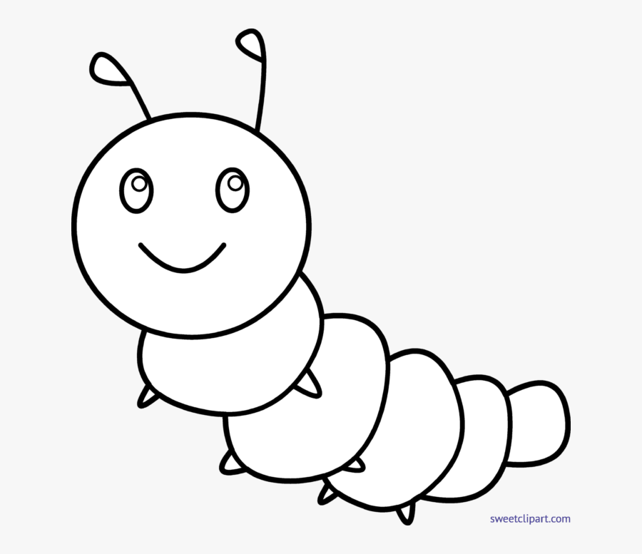 Clip Art Hungry Image Freeuse - Black And White Caterpillar Clip Art, Transparent Clipart