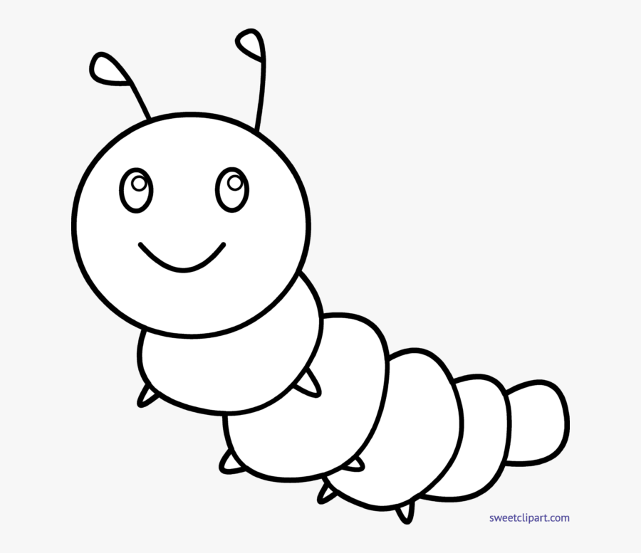 Clip Art Hungry Image Freeuse - Black And White Caterpillar Clip Art