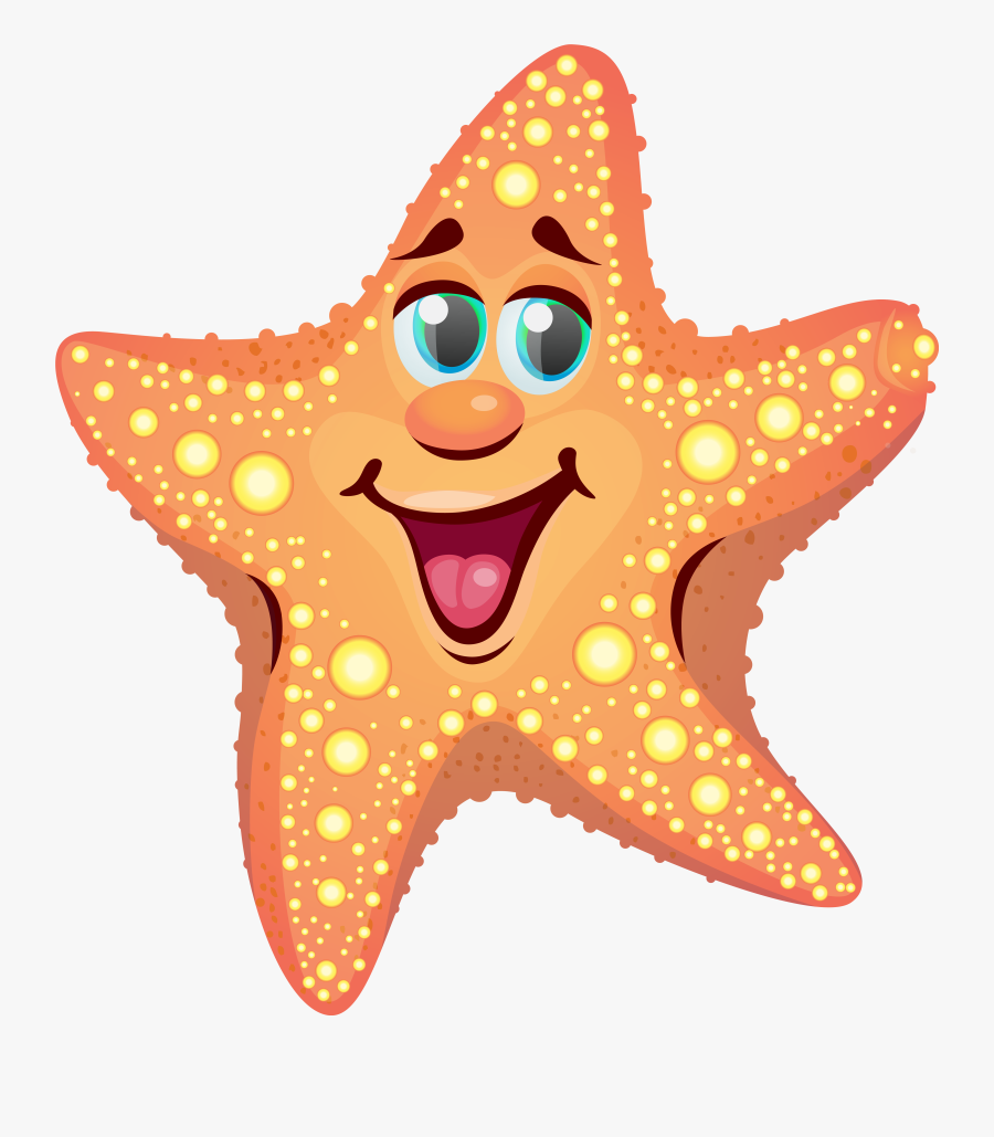 Cartoon Starfish Png Clipart Image - Starfish Clipart Png, Transparent Clipart