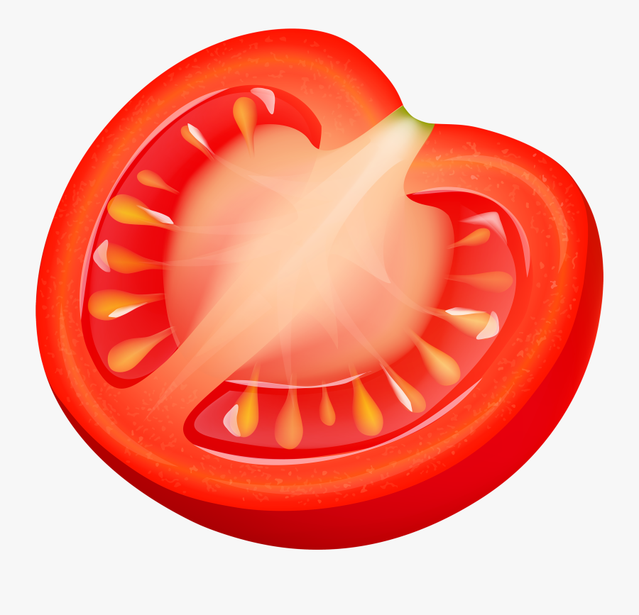 Half Tomatto Png Clipart - Tomato Slice Clip Art , Free Transparent 